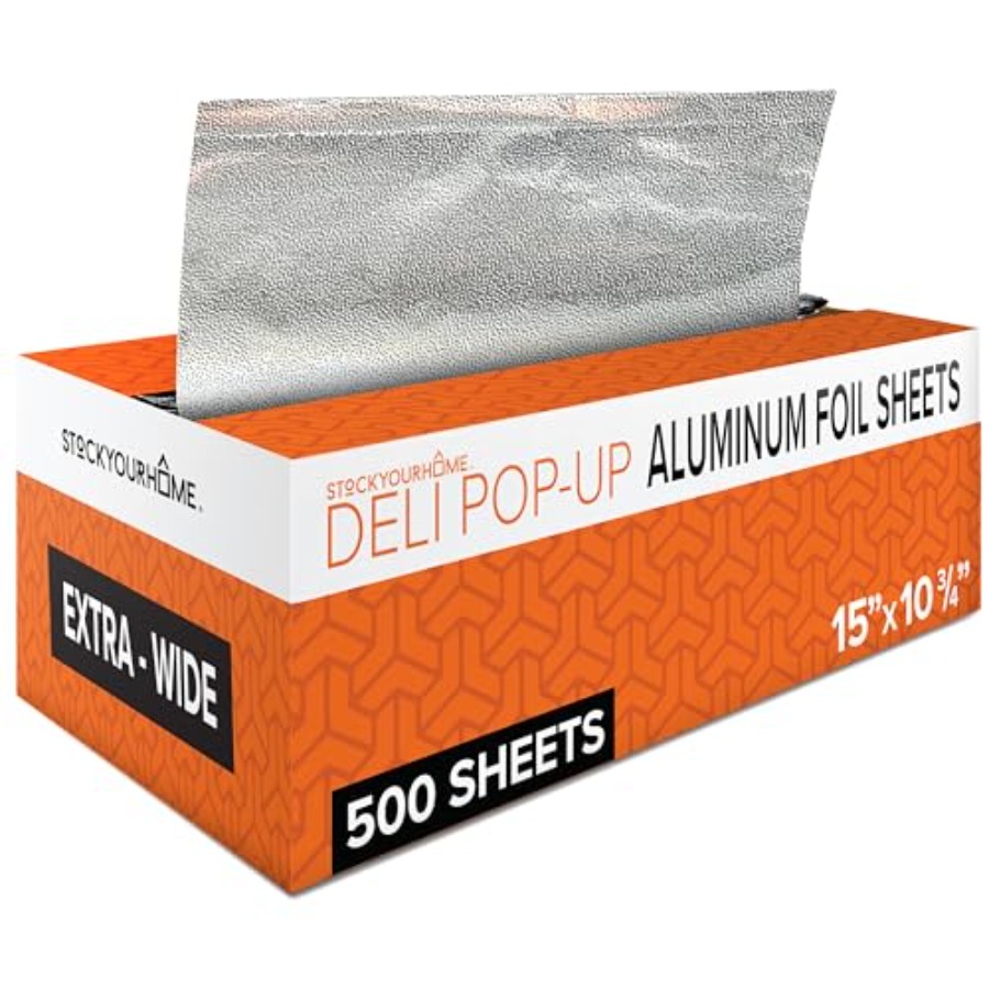 Aluminum Foil Heavy Duty - Pre-Cut Deli Aluminum Foil Sheets Count