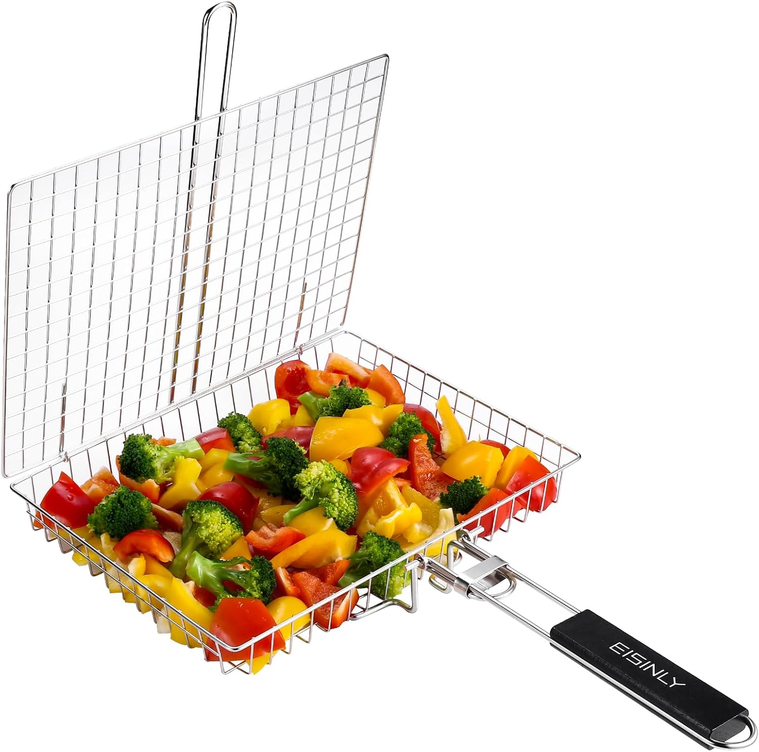 Camping Cooking Vegetables - Portable Grill Basket for Outdoor BBQ