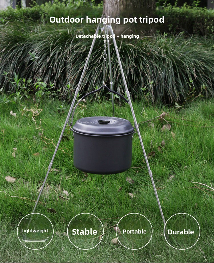 Camping Hanging Cooking Pot - Bulin Hanging Pot Outdoor Set of