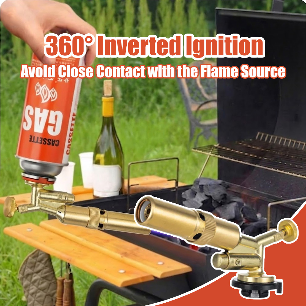 Camping Cooking Flame - Portable Brass Gas Blow Torch Flame
