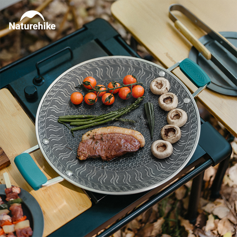 Camping Cooking Plate - Naturehike BBQ Cooking Grill Pan Camping