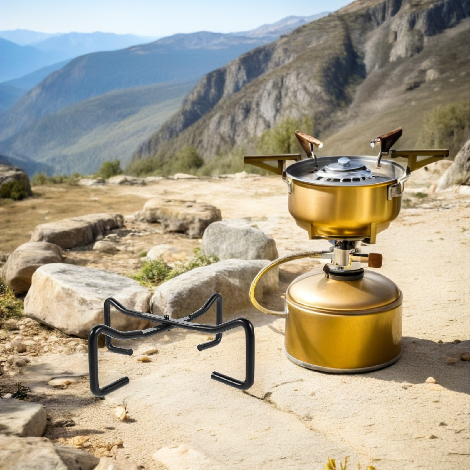 Camp Dutch Oven Cast - Cast Iron Folding Dutch Oven Lid