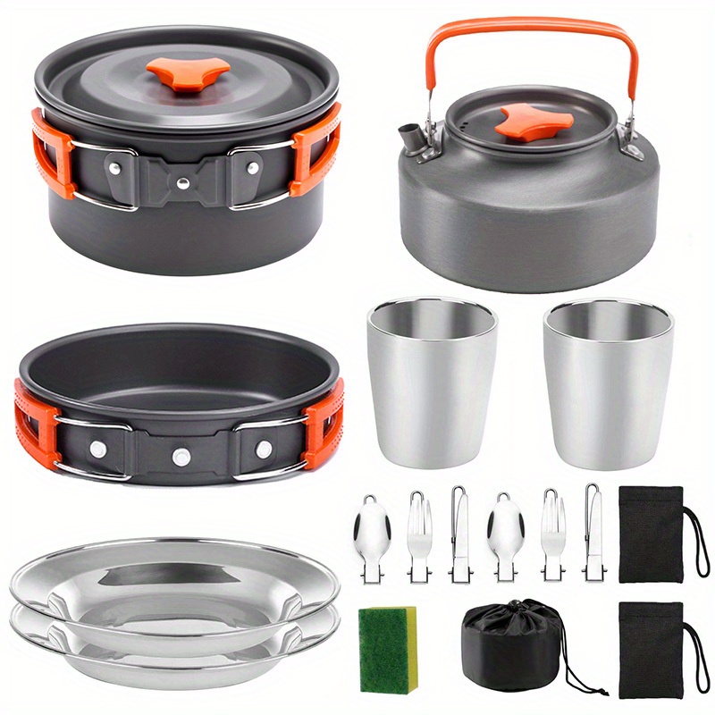 17pcs Camping Cookware Set, Po - Camping Cooking Propane recensione e prezzo