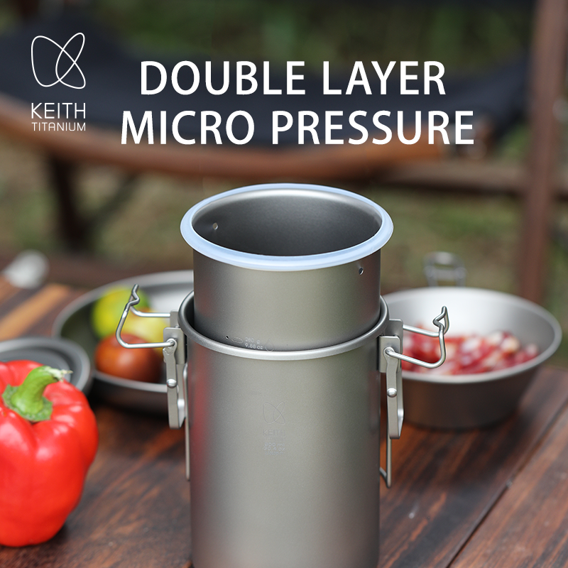 KEITH Pure Titanium Rice Cooke - Camping Cooking Pot recensione e prezzo