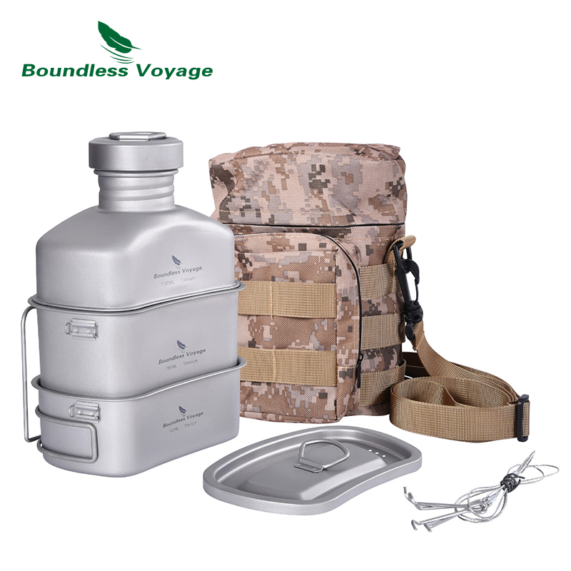 Boundless Voyage Outdoor Milit - Mess Kit Titanium recensione e prezzo