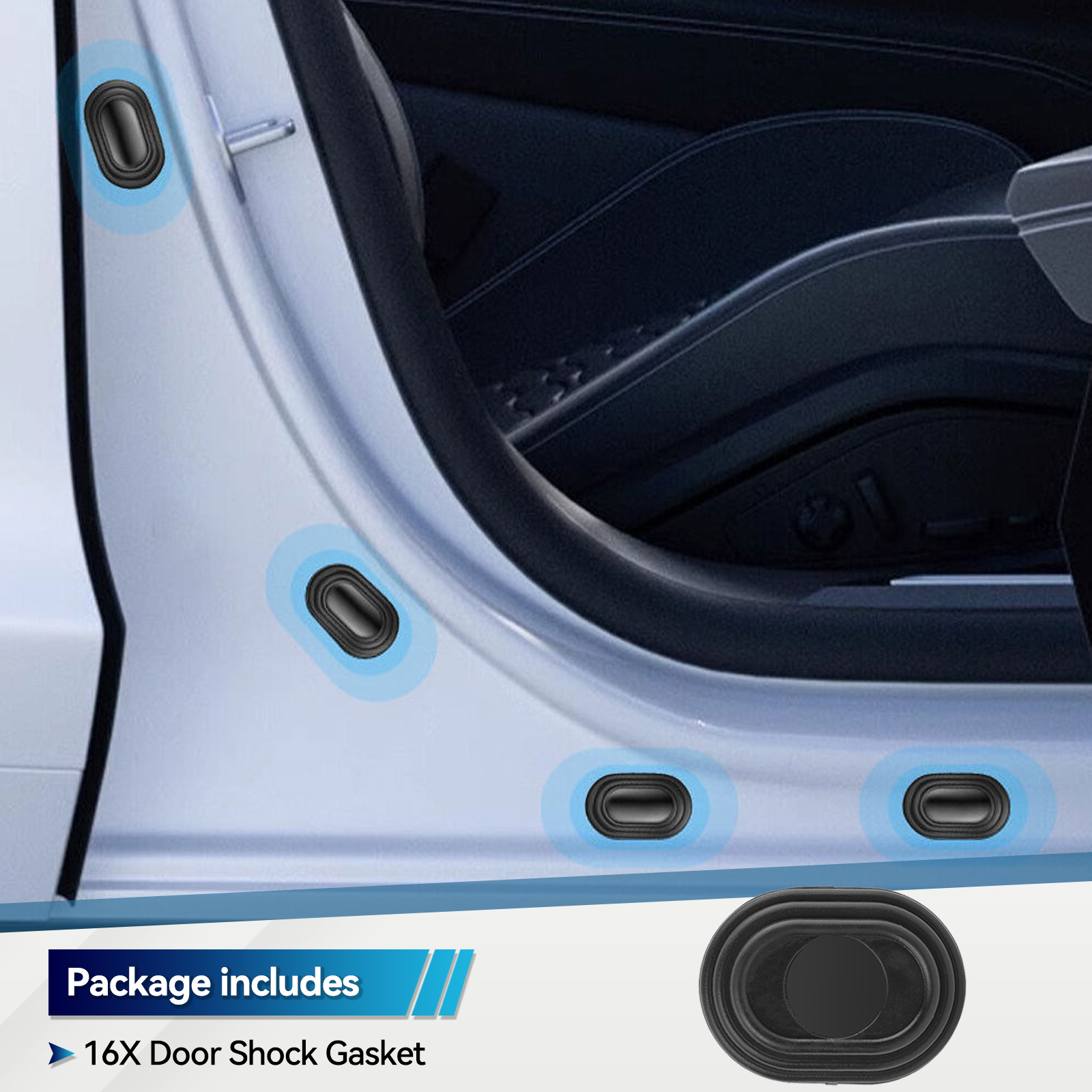 16pcs Car Door Anti-shock Sili - Aluminum Foil Heavy Duty recensione e prezzo