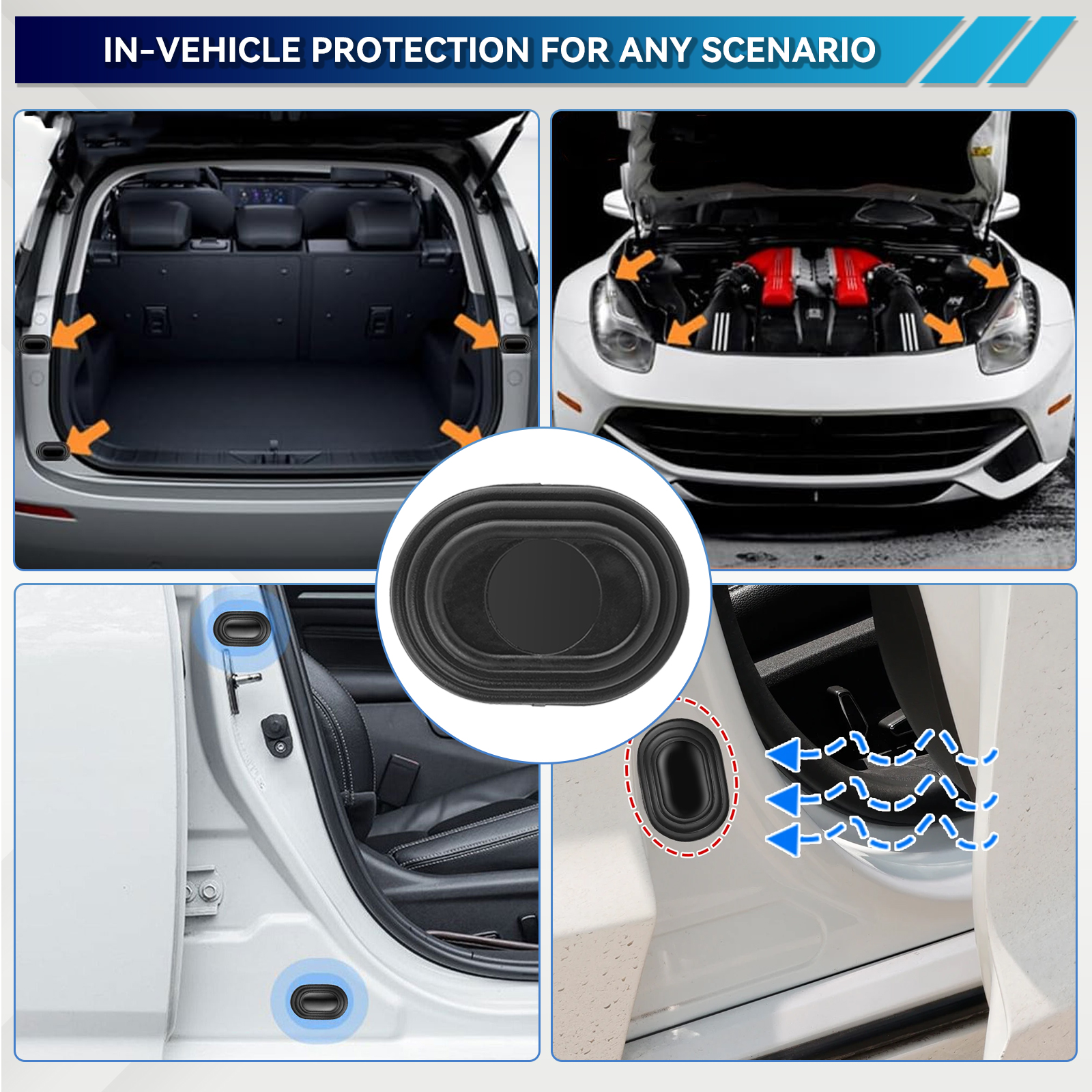16pcs Car Door Anti-shock Sili - Aluminum Foil Heavy Duty recensione e prezzo