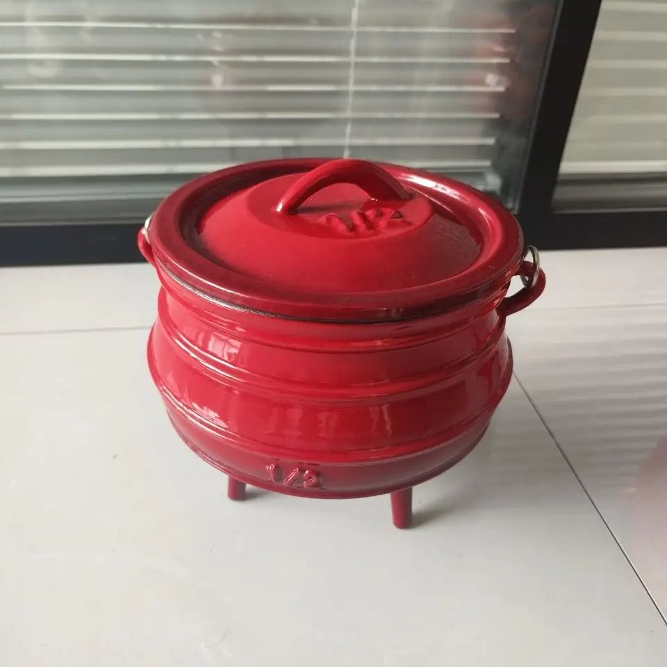 1/2# Cast Iron Enamel Dutch Ov - Camp Dutch Oven Cast recensione e prezzo