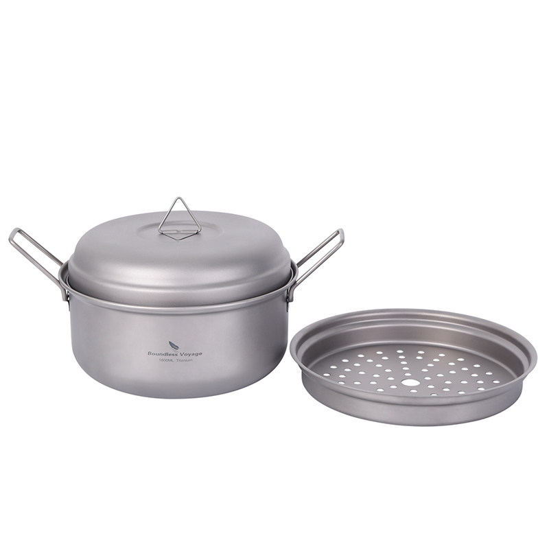 Boundless Voyage Titanium Stea - Camping Hanging Cooking Pot recensione e prezzo
