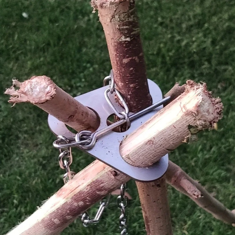 Outdoor BBQ Tripod Portable De - Camping Hanging Cooking Pot recensione e prezzo
