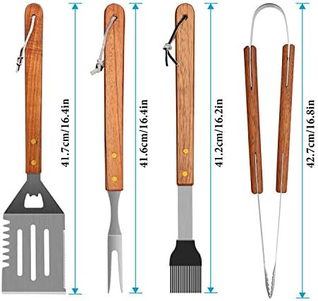 4-Piece Stainless Steel BBQ Gr - Camping Cooking Gifts recensione e prezzo