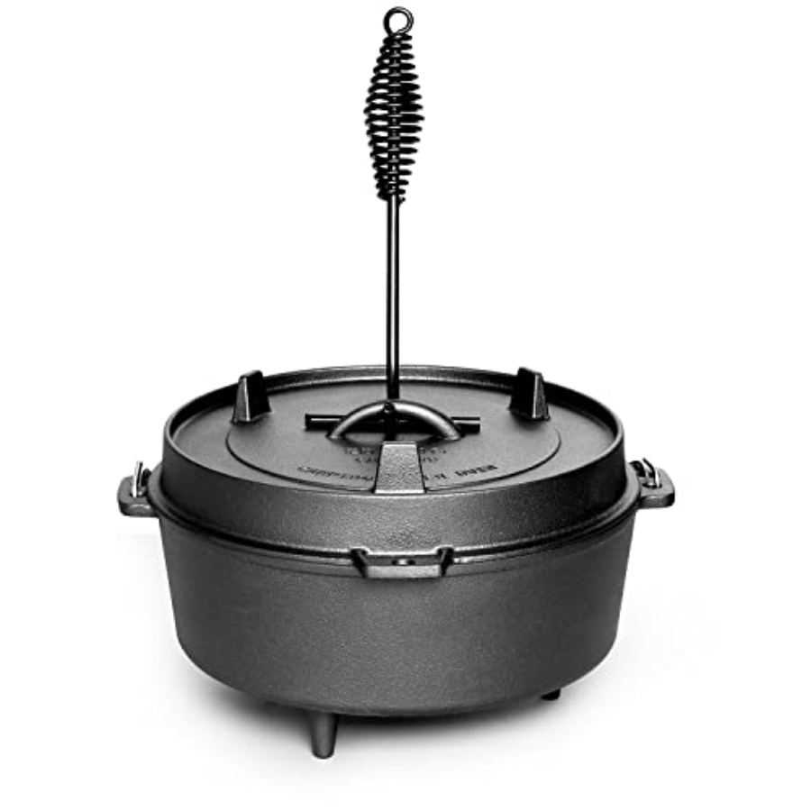 Pre-Seasoned Cast Iron Dutch O - Camp Dutch Oven Cast recensione e prezzo