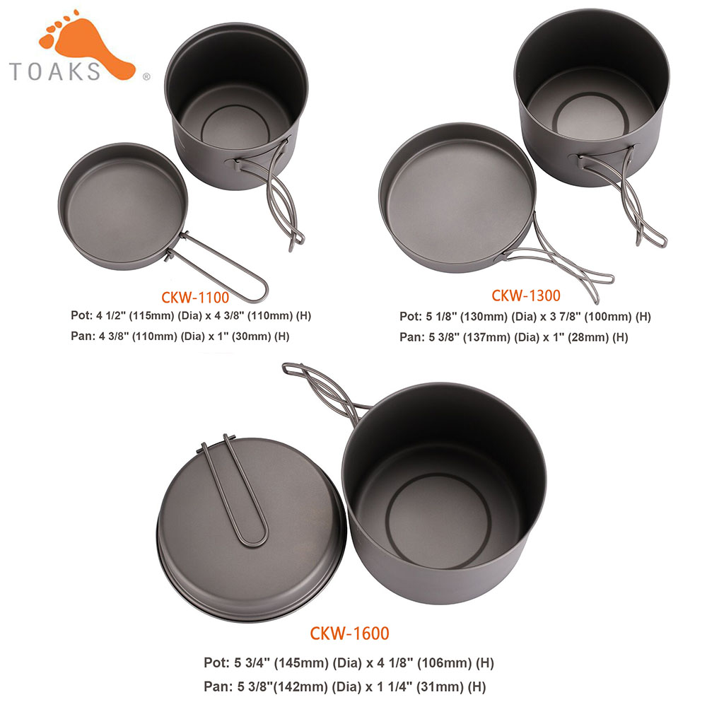 TOAKS Cookware Set Ultralight  - Mess Kit Titanium recensione e prezzo