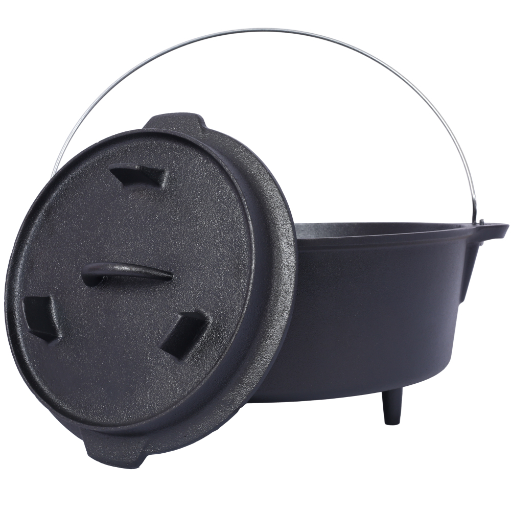 Pre-Seasoned Cast Iron Dutch O - Camp Dutch Oven Cast recensione e prezzo
