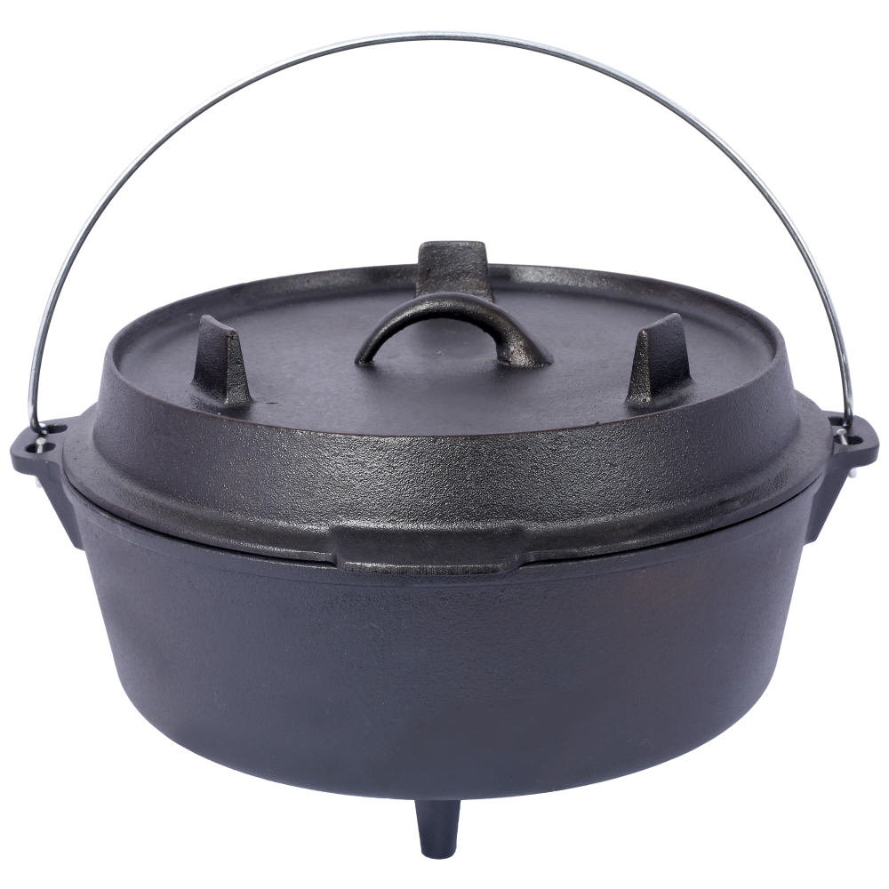 Pre-Seasoned Cast Iron Dutch O - Camp Dutch Oven Cast recensione e prezzo