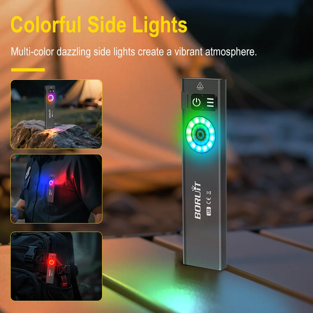 BORUiT U8 650LM EDC LED Flashl - Camping Cooking Fish recensione e prezzo