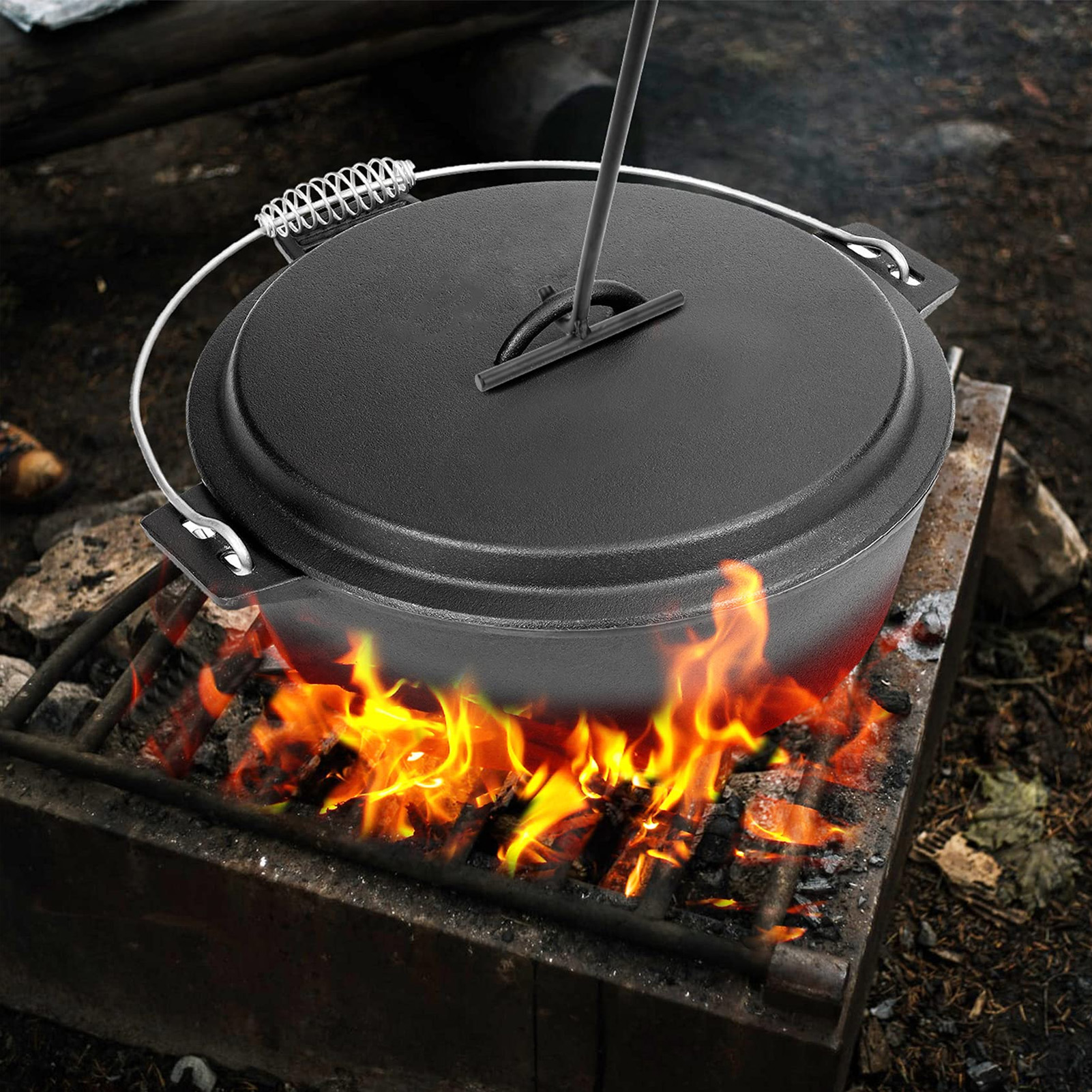 19.5cm Dutch Oven Lid Lifter C - Camp Dutch Oven Cast recensione e prezzo