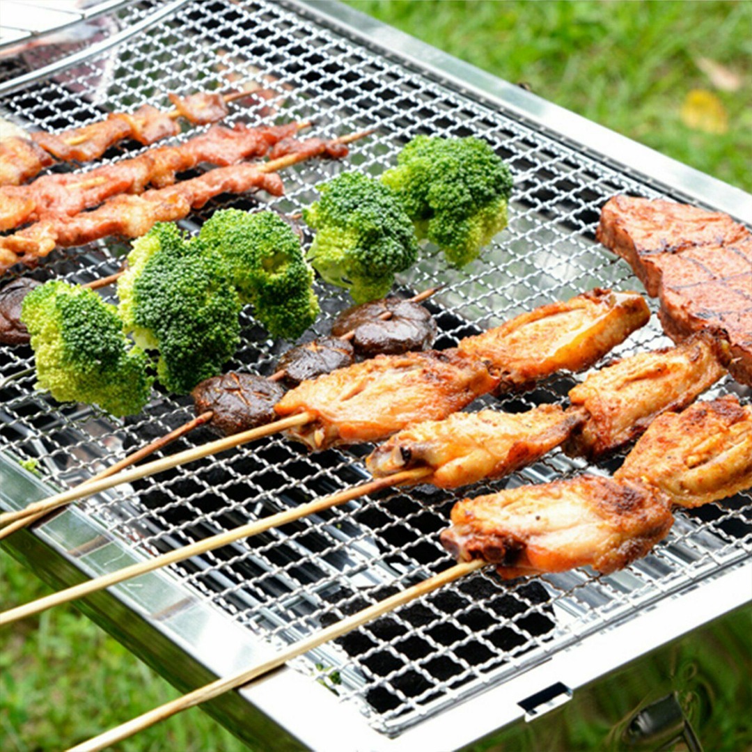 1pcs/2pcs 50 * 38cm BBQ Grill  - Camping Cooking Vegetables recensione e prezzo
