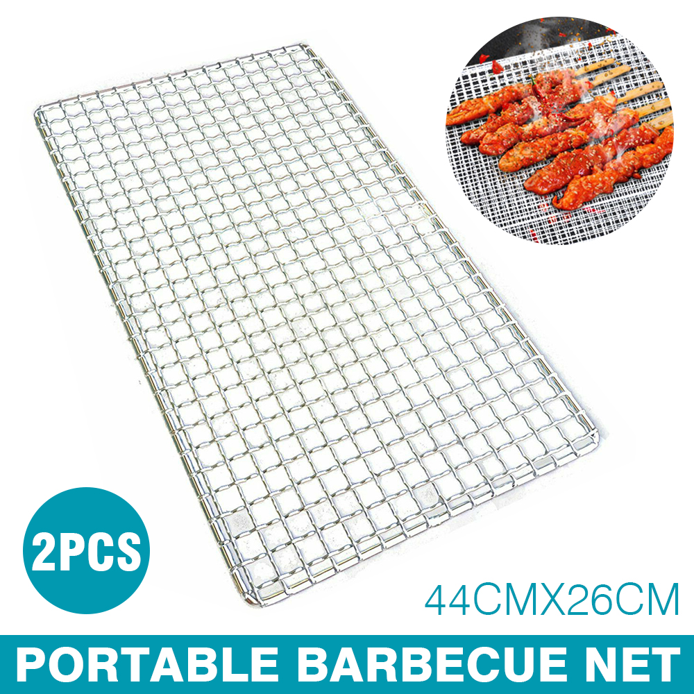 1pcs/2pcs 50 * 38cm BBQ Grill  - Camping Cooking Vegetables recensione e prezzo