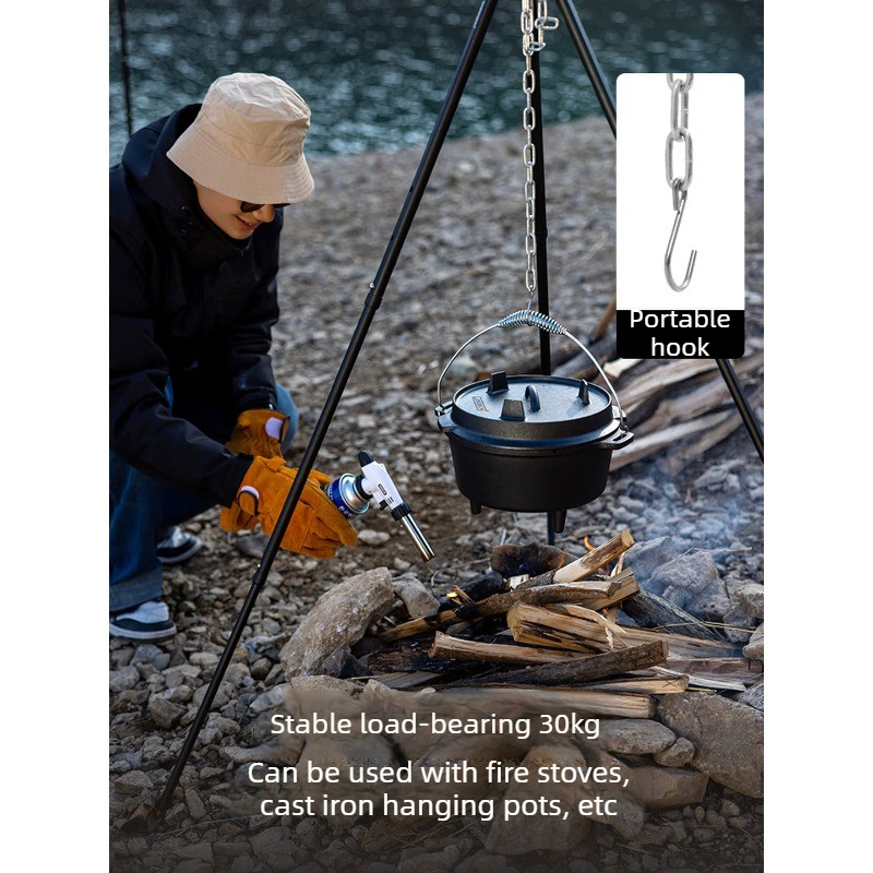 Aluminum Alloy Hanging Pot Bra - Camping Hanging Cooking Pot recensione e prezzo