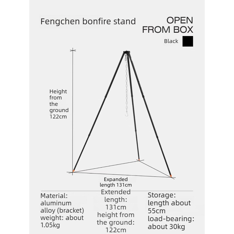 Aluminum Alloy Hanging Pot Bra - Camping Hanging Cooking Pot recensione e prezzo