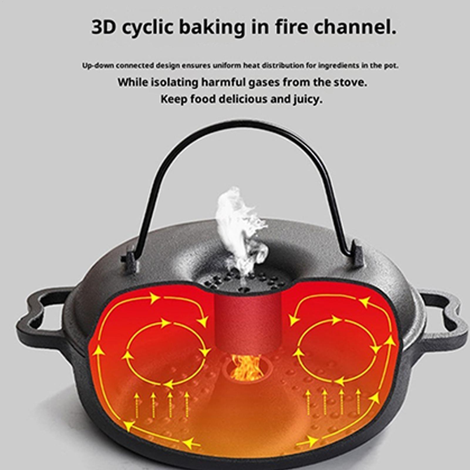 Cauldron Pot for Cooking Non-S - Camp Dutch Oven Cast recensione e prezzo