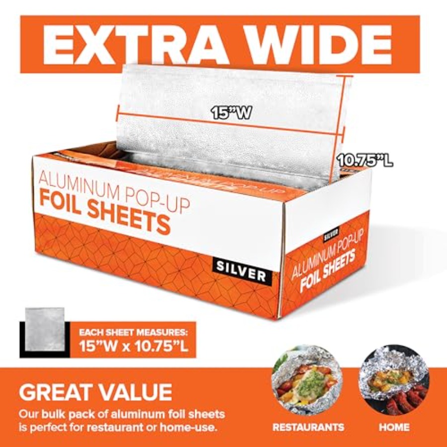 Pre-Cut Deli Aluminum Foil She - Aluminum Foil Heavy Duty recensione e prezzo
