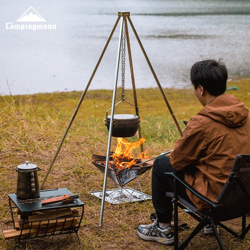 CAMPINGMOON Outdoor MT-130 cam - Camping Hanging Cooking Pot recensione e prezzo