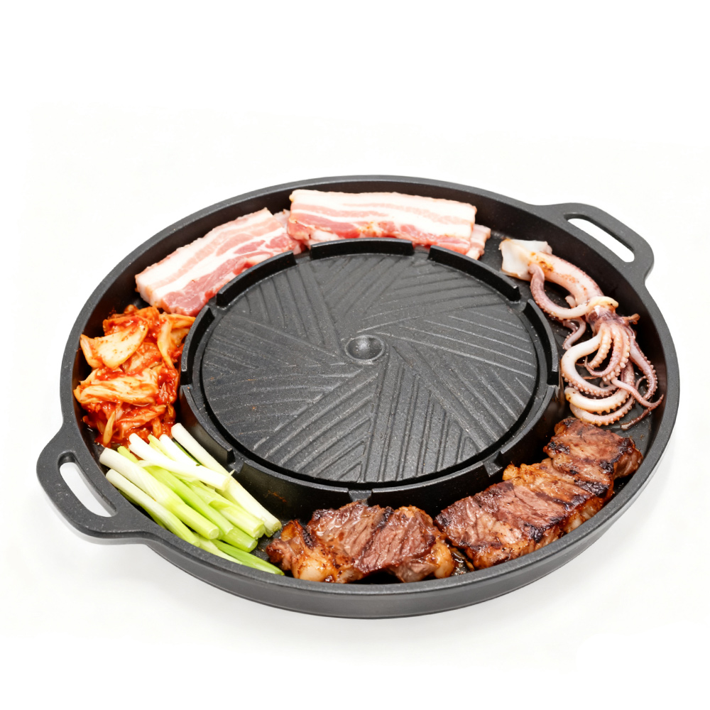 KOSUN Korean BBQ Grill Pan 2 i - Camping Cooking Pot recensione e prezzo