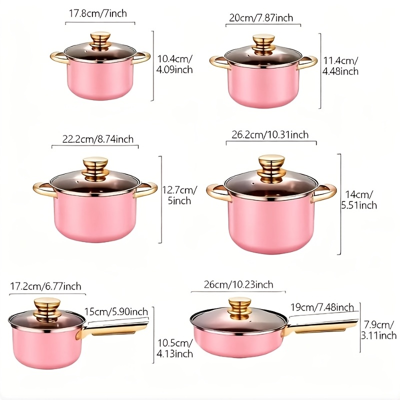 14pcs Stainless Steel Cookware - Camping Cooking Gifts recensione e prezzo