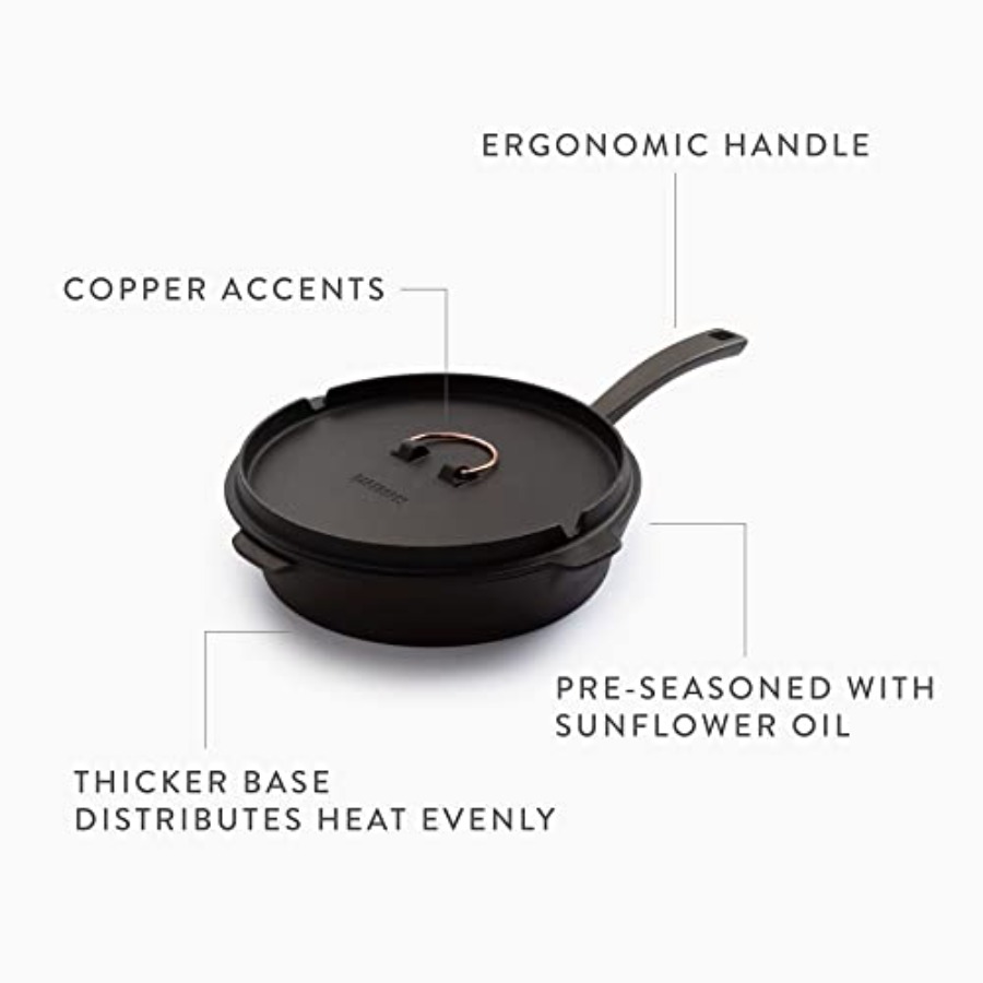 6-Inch All-In-One Cast Iron Sk - Camp Dutch Oven Cast recensione e prezzo