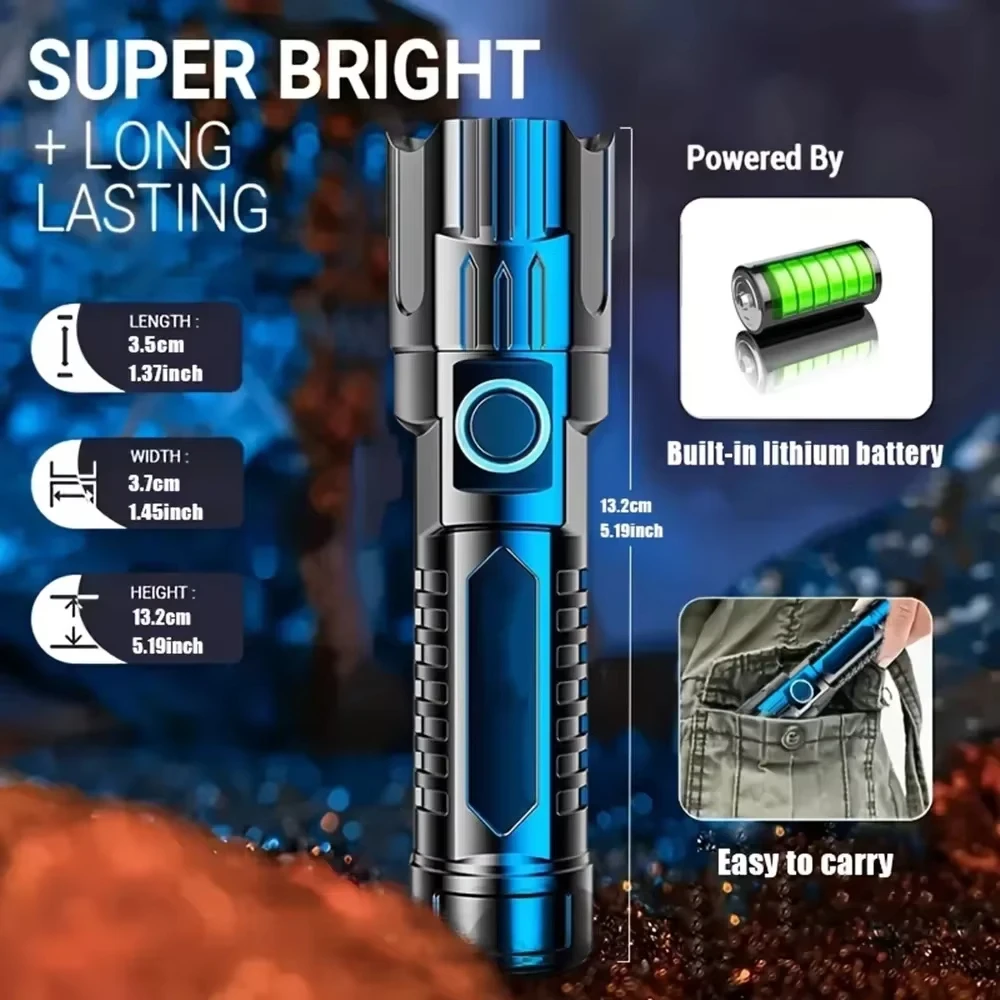 Super Bright LED Flashlight US - Camping Cooking Fish recensione e prezzo