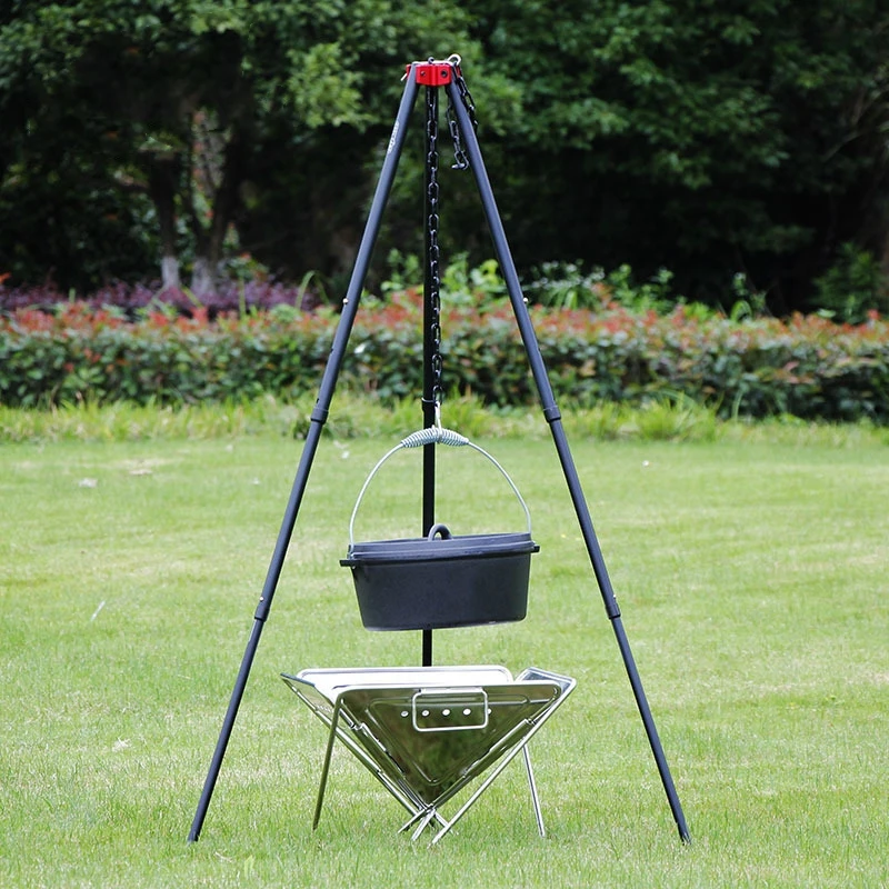 Outdoor Large Bonfire Tripod P - Camping Hanging Cooking Pot recensione e prezzo