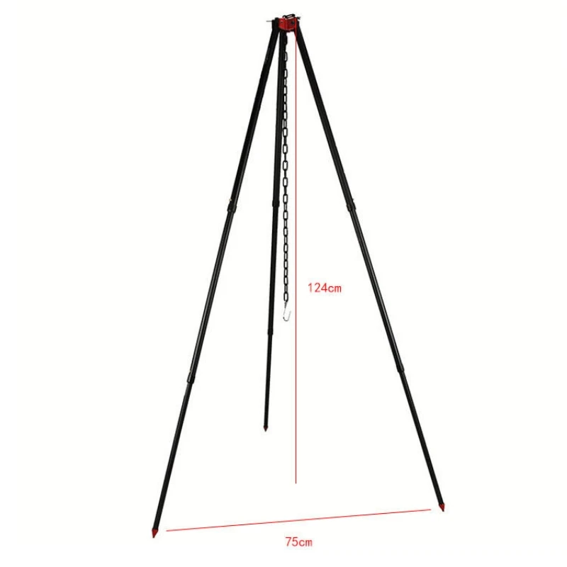 Outdoor Large Bonfire Tripod P - Camping Hanging Cooking Pot recensione e prezzo