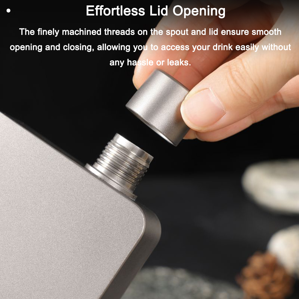 Titanium Wine Flask Set with F - Mess Kit Titanium recensione e prezzo