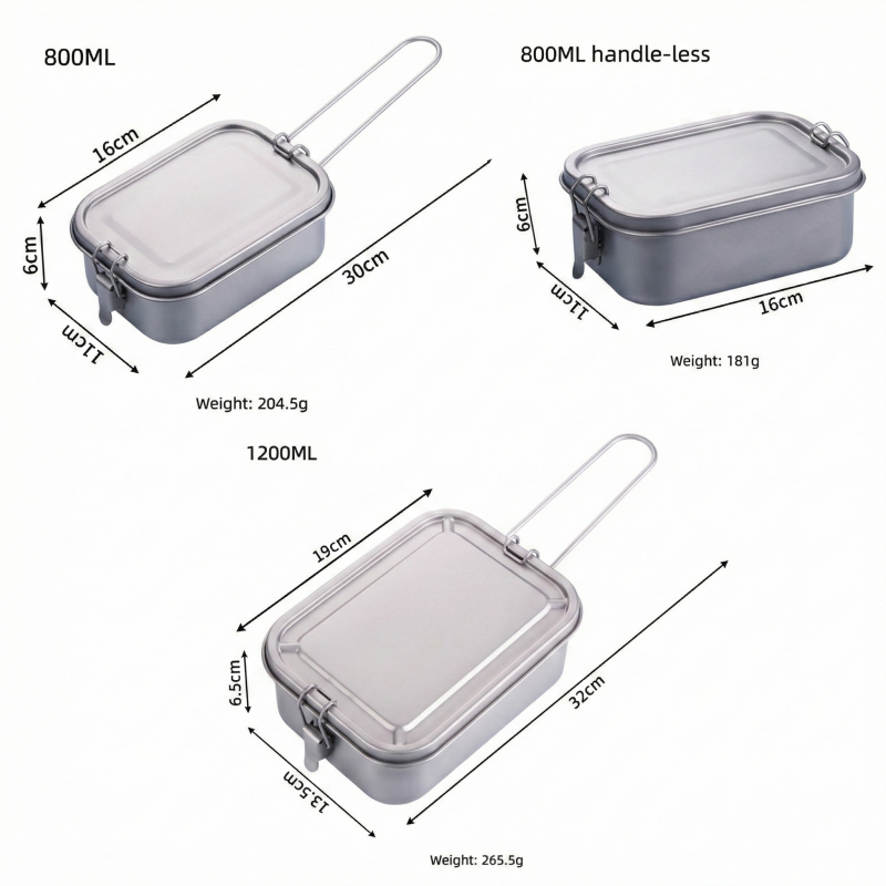 Titanium Lunch Box with Lid an - Mess Kit Titanium recensione e prezzo