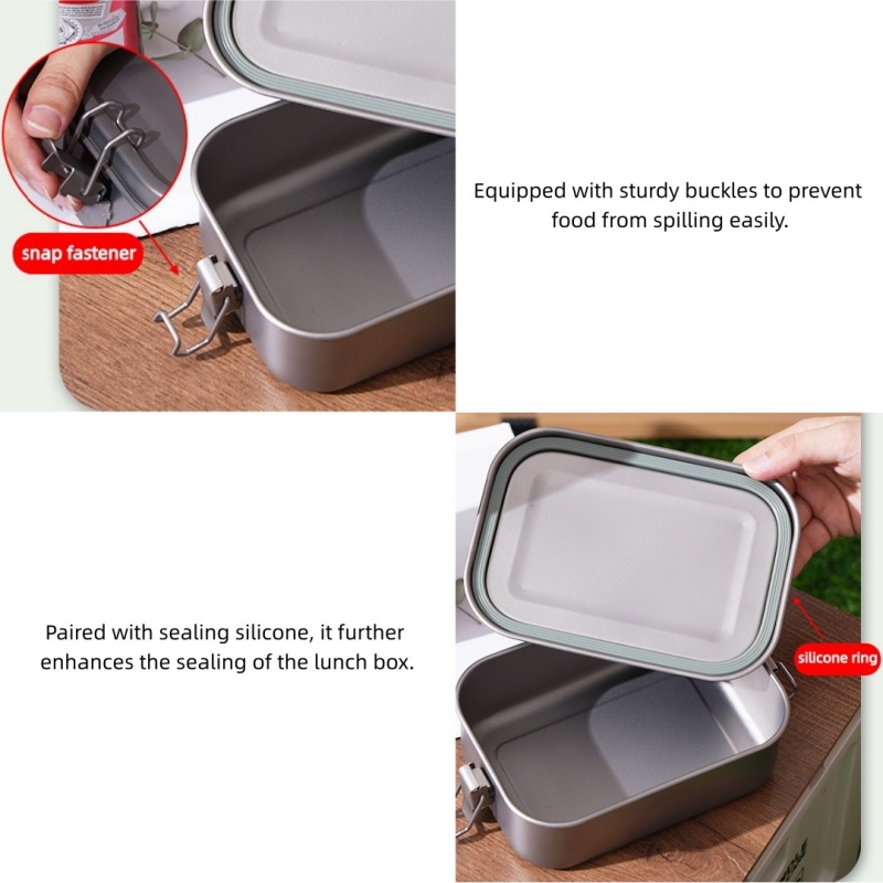 Titanium Lunch Box with Lid an - Mess Kit Titanium recensione e prezzo