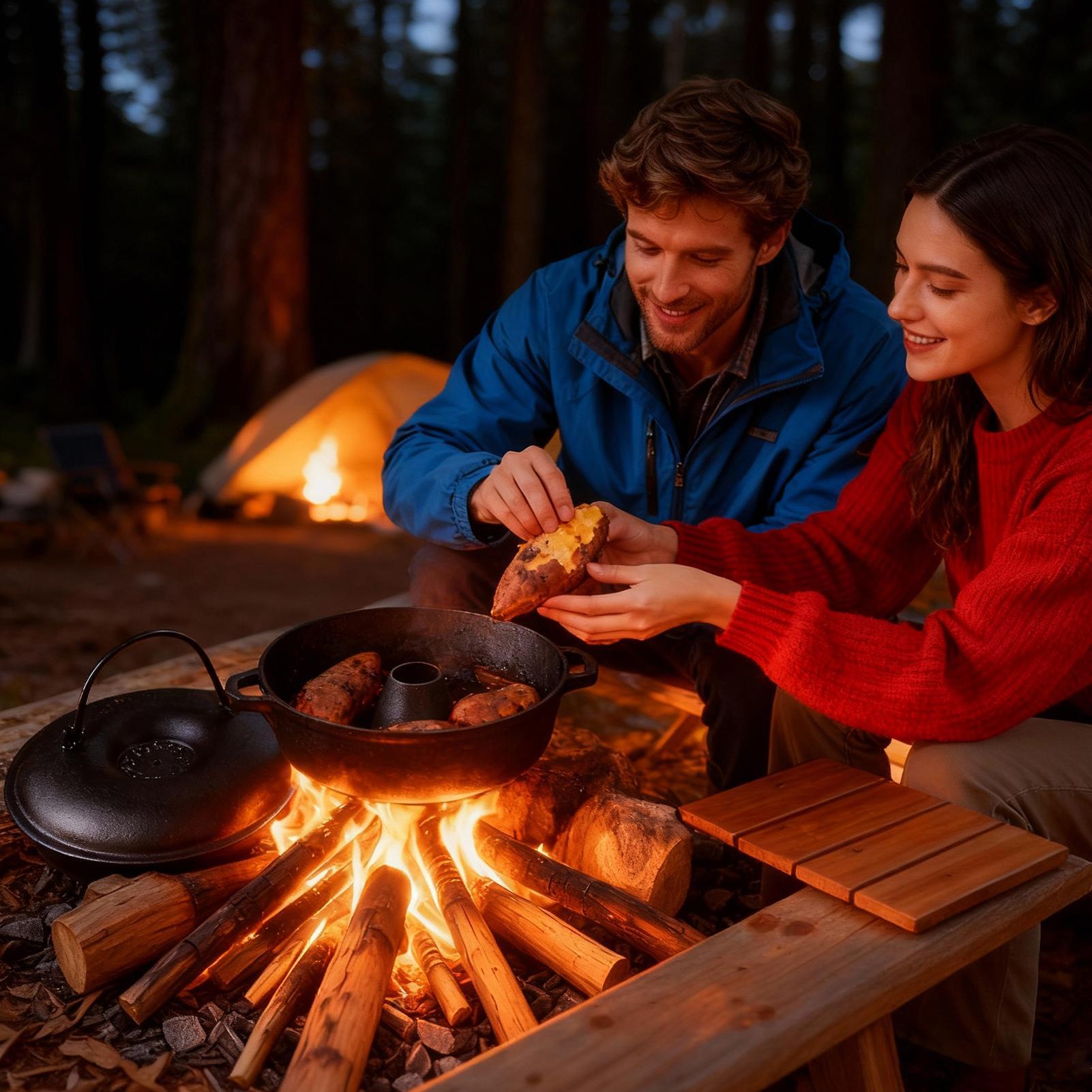 Cast Iron Cauldron For Cooking - Camp Dutch Oven Cast recensione e prezzo