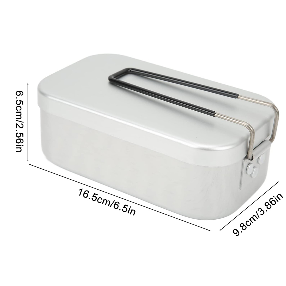 800ML Aluminum Lunch Boxes Out - Camping Cooking Kit recensione e prezzo