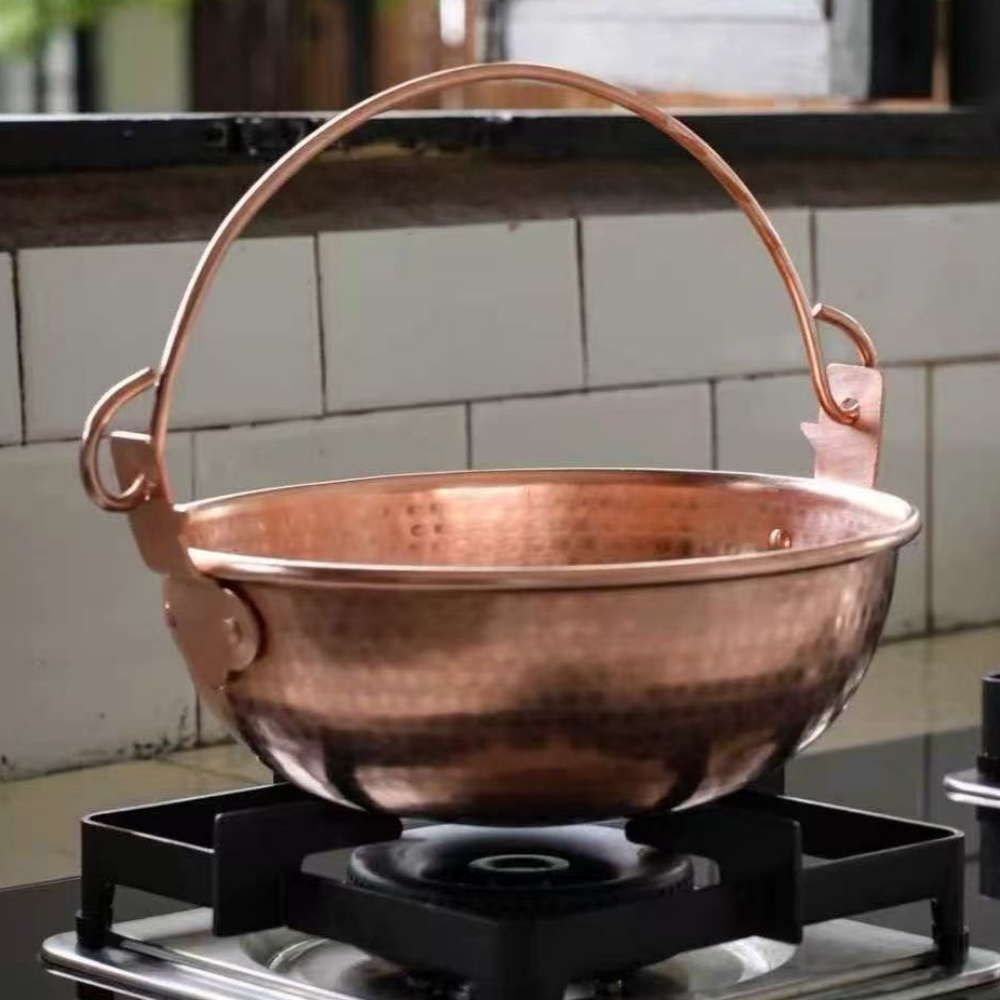 Vintage Copper Hanging Pot,Out - Camping Cooking Pot recensione e prezzo