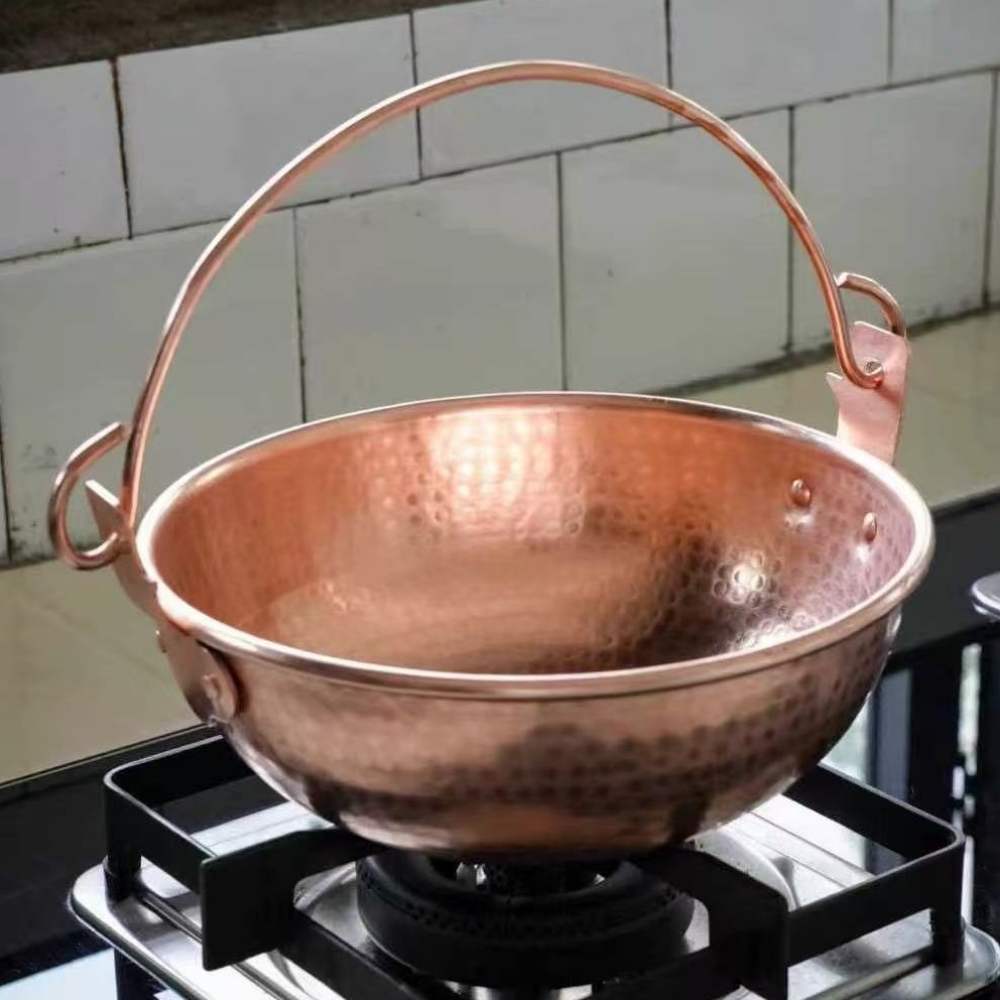 Vintage Copper Hanging Pot,Out - Camping Cooking Pot recensione e prezzo