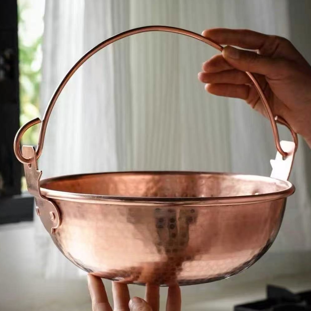 Vintage Copper Hanging Pot,Out - Camping Cooking Pot recensione e prezzo