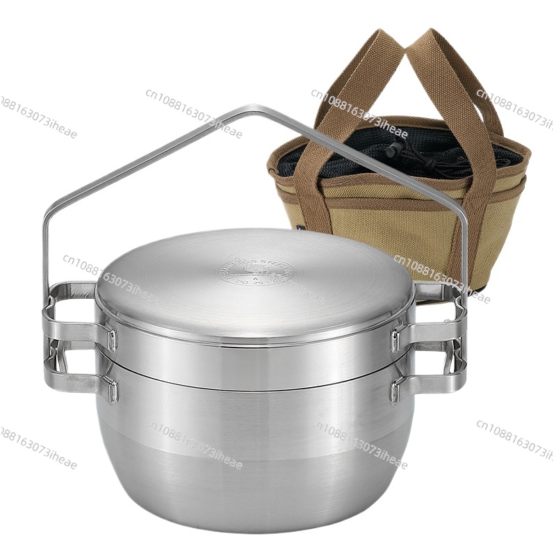 DO-25 thickened stainless stee - Camping Hanging Cooking Pot recensione e prezzo