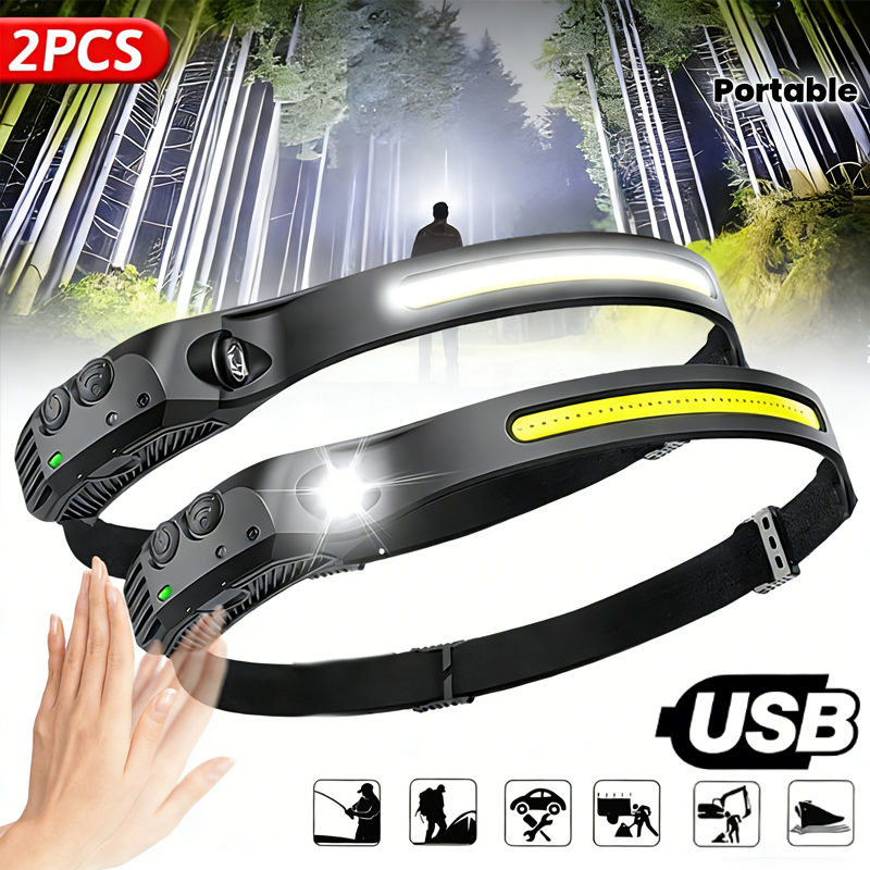 LED Sensor Headlamp Built-in B - Camping Cooking Fish recensione e prezzo