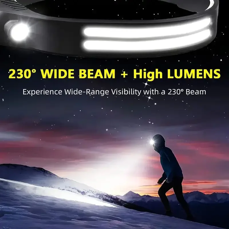 LED Sensor Headlamp Built-in B - Camping Cooking Fish recensione e prezzo