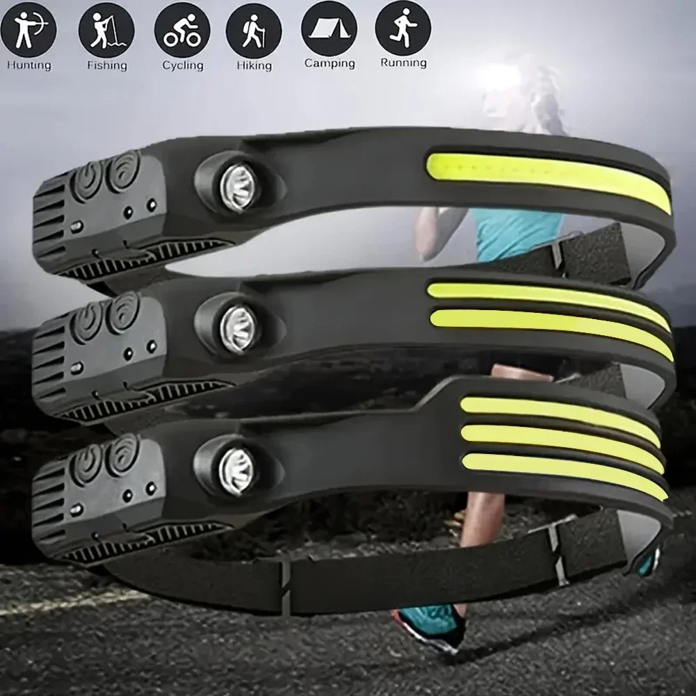 LED Sensor Headlamp Built-in B - Camping Cooking Fish recensione e prezzo