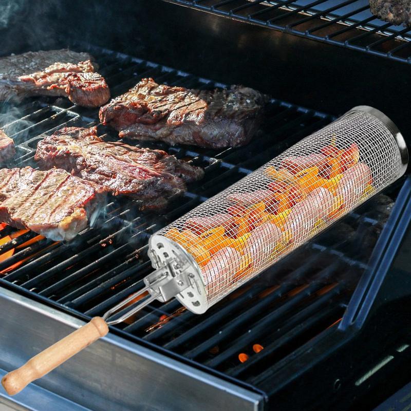 1pc Stainless Steel Rotating B - Camping Cooking Gifts recensione e prezzo