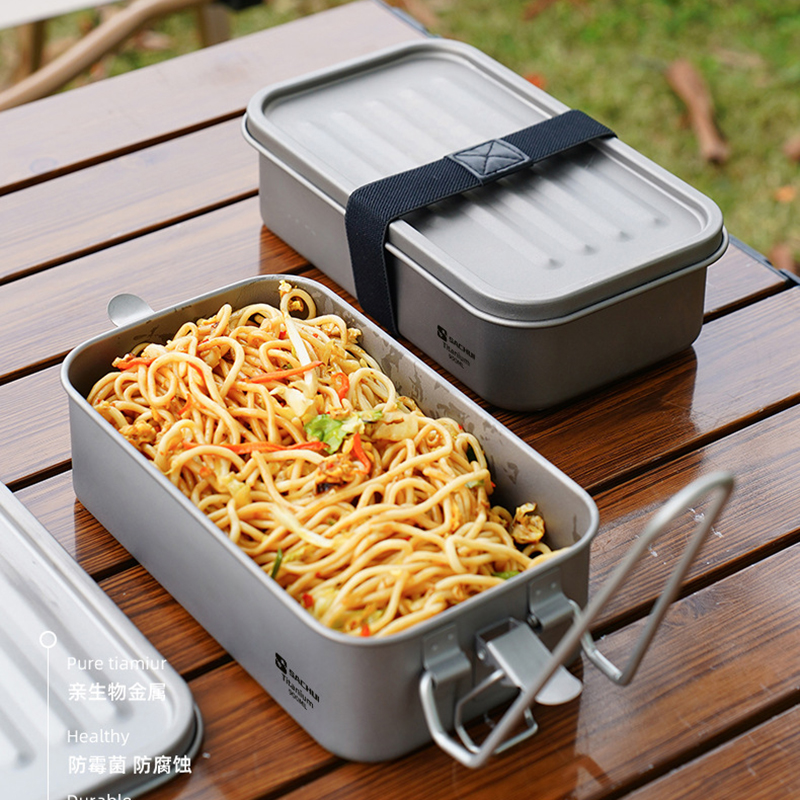 900ml Sealed Titanium Lunch Ca - Mess Kit Titanium recensione e prezzo