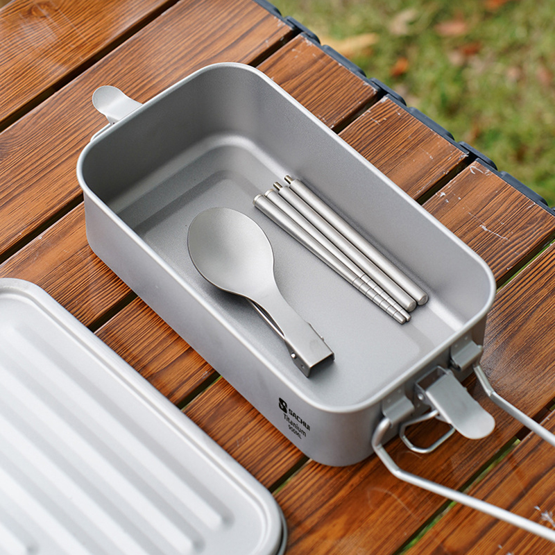 900ml Sealed Titanium Lunch Ca - Mess Kit Titanium recensione e prezzo