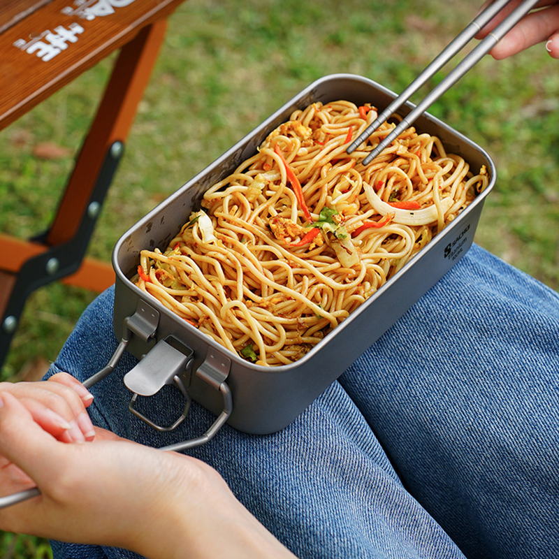 900ml Sealed Titanium Lunch Ca - Mess Kit Titanium recensione e prezzo